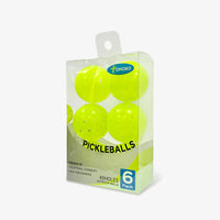 One Piece Outdoor Pickleball Balls 6 Pack