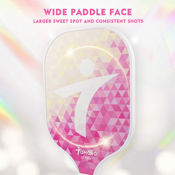 Paddle Design with a larger sweet spot for better shots.