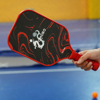 T700 Raw Carbon Fiber 16mm Pickleball Paddle Dragon-Designer Collection