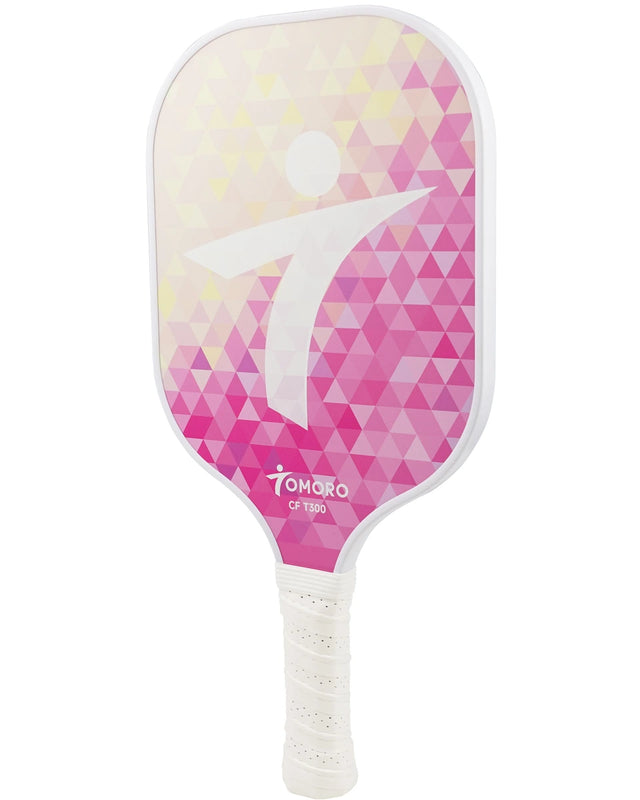 Pink Carbon Fiber Pickleball Paddle 13mm for Intermediate  Designer Collection