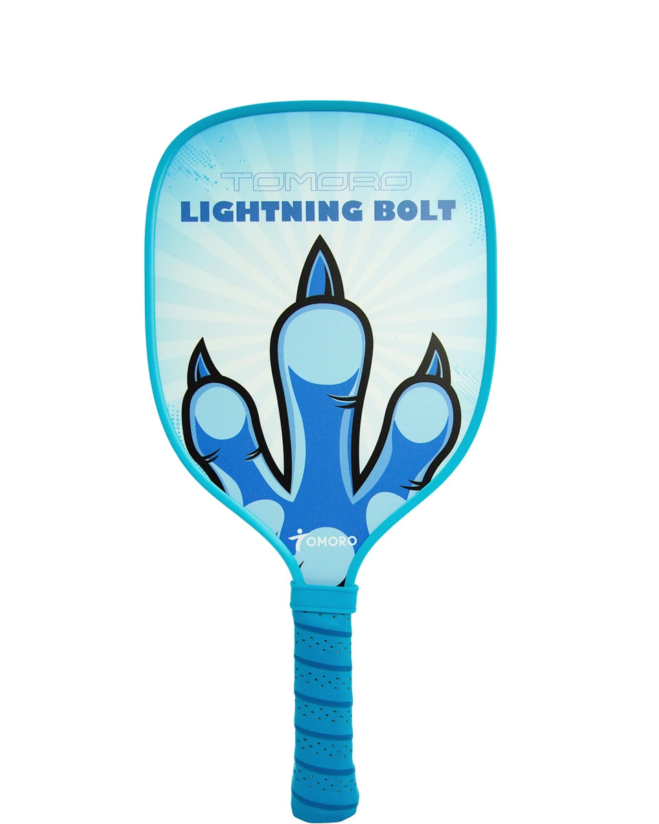 Junior Pickleball Paddle 11mm Lightning Bolt for Kids and Children-Designer Collection