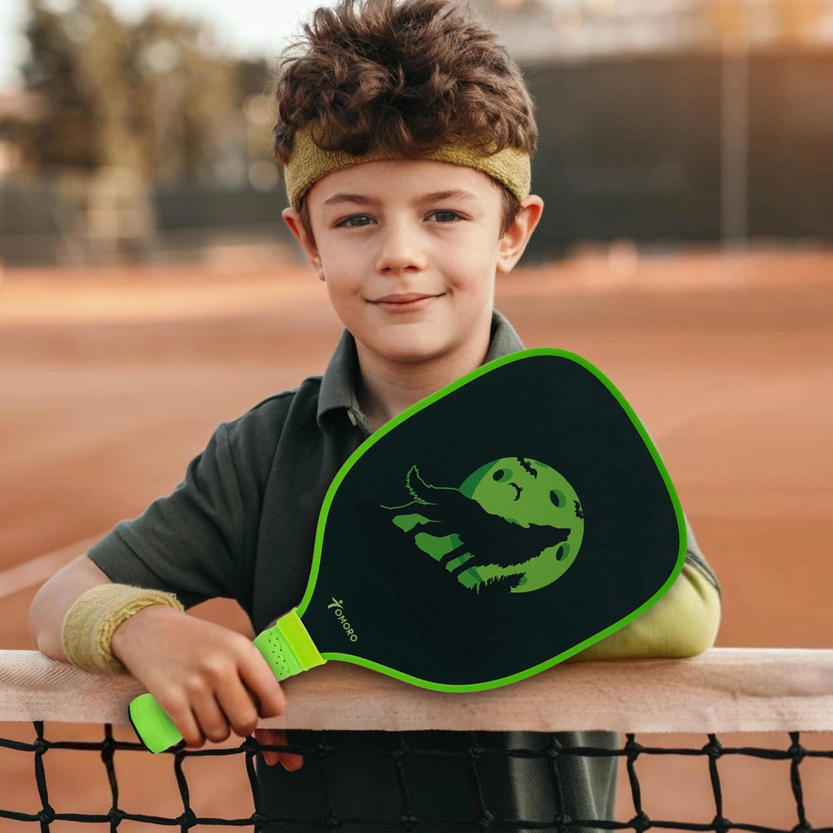 Junior Pickleball Paddles 11mm Lunar Wolf for Children-Designer Collection