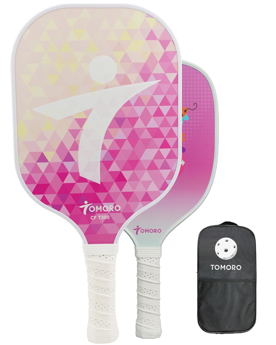 Pink Pickleball Paddles Parent-Child Paddle Set