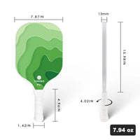 Pickleball Paddle 13mm Ripple Green F1 Plus for Beginners