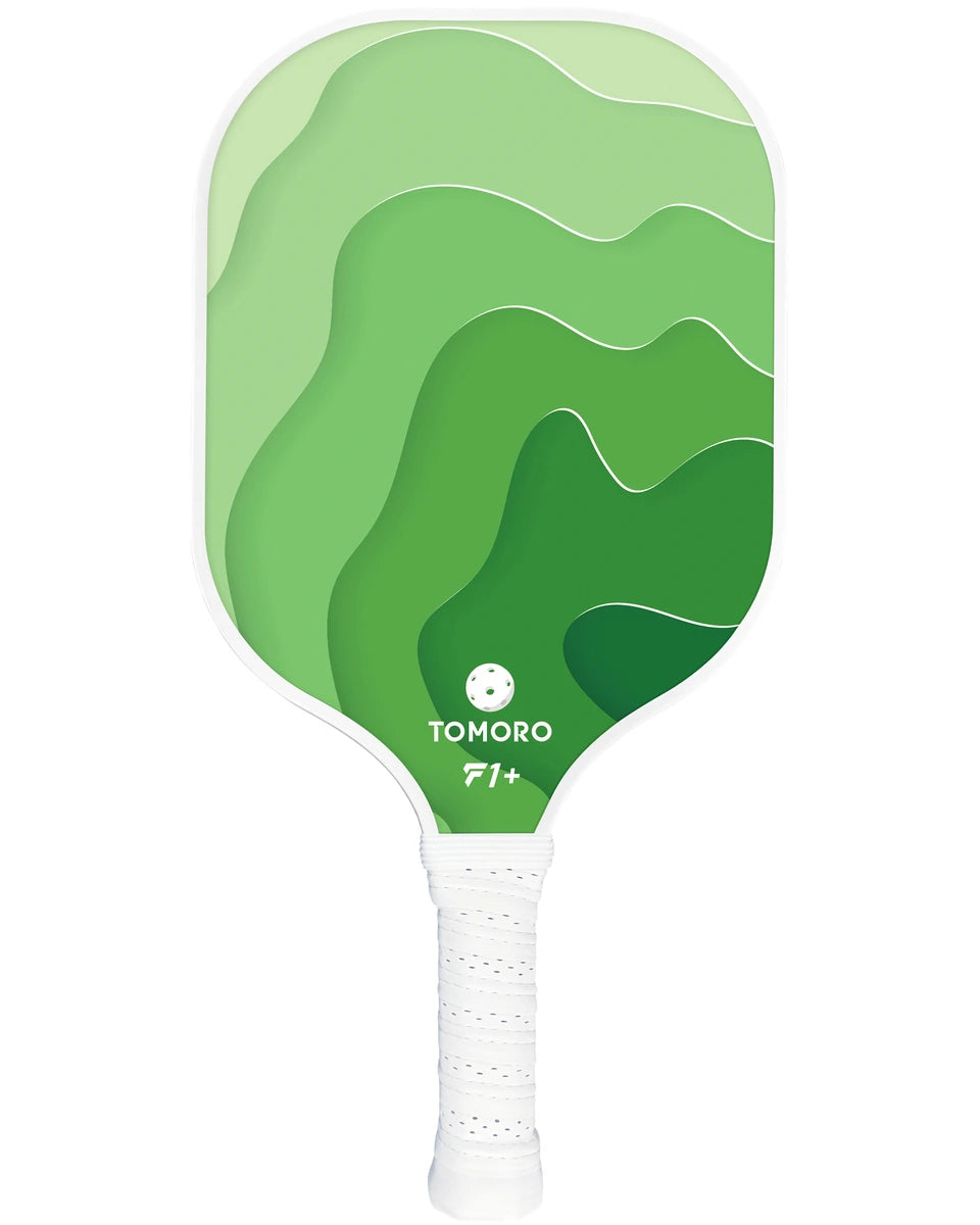 Pickleball Paddle 13mm Ripple Green F1 Plus for Beginners