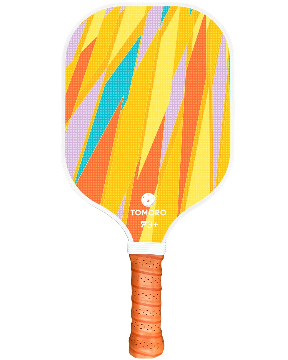 Pickleball Paddle 13mm Vitality Orange F3 Plus for Beginners