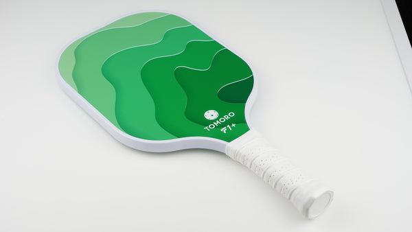 TOMORO Fiberglass Premium Pickleball Paddle Ripple Green 